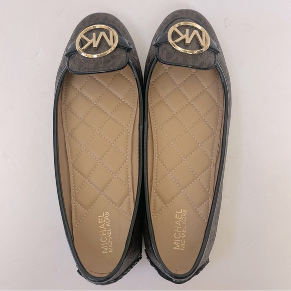 Michael Kors Lillie Logo Moccasin Flats 6.5 - Picture 3 of 11